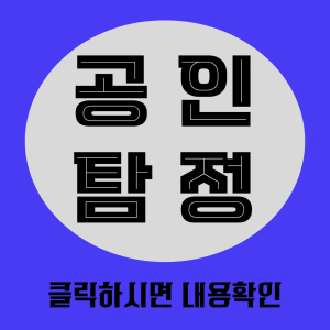 공인탐정